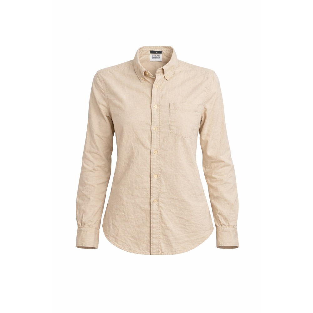 VTG Madeleine Cashmere‎ Blend Womens Button Down US 10 Beige/Tan